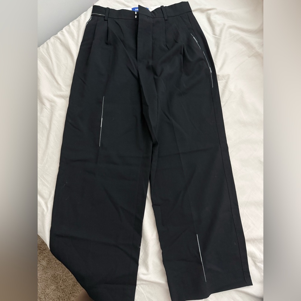 Zara x Ader Error Collab Men's Classic Black Dress Trousers